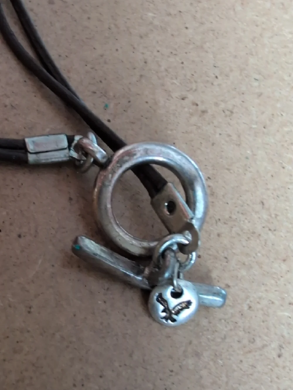 American Eagle Outfitters Love Heart & Dream Disc Bracelet Set